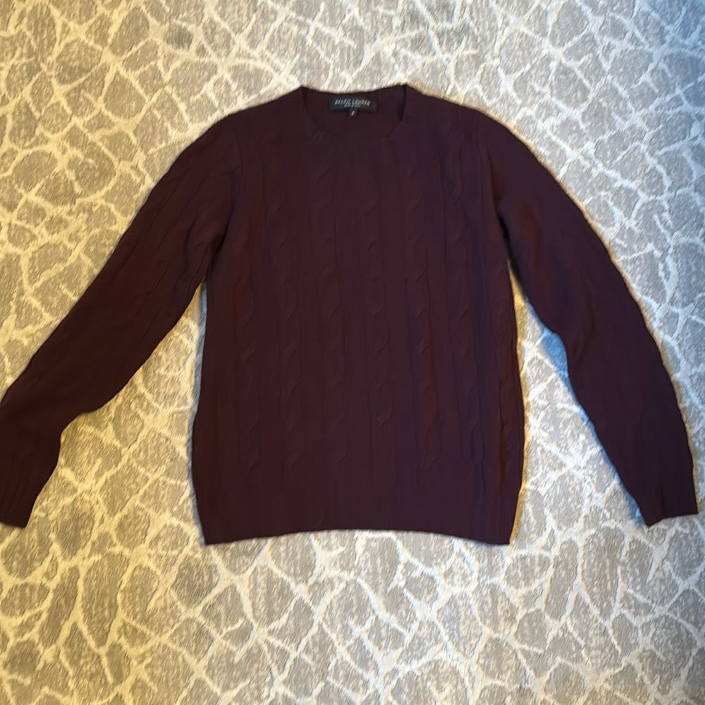Ralph Lauren Cable Knit Cashmere sweater.